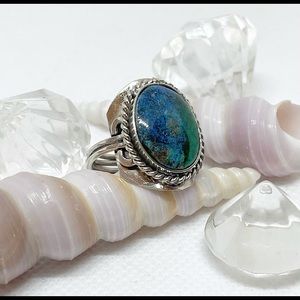 Handcrafted Azurite Ring